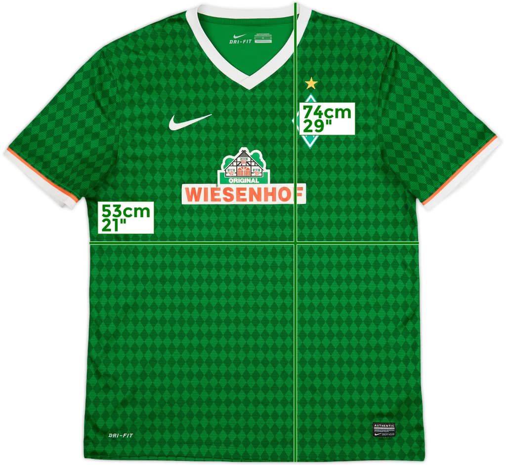 2013-14 Werder Bremen Home Shirt - 6/10 - (L)