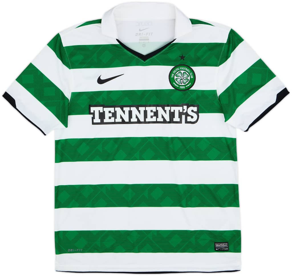 2010-12 Celtic Home Shirt - 9/10 - (M)
