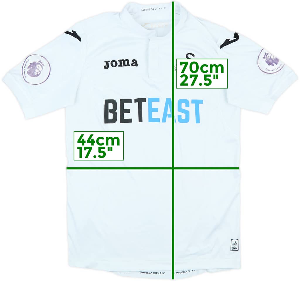 2016-17 Swansea Home Shirt - 7/10 - (S)