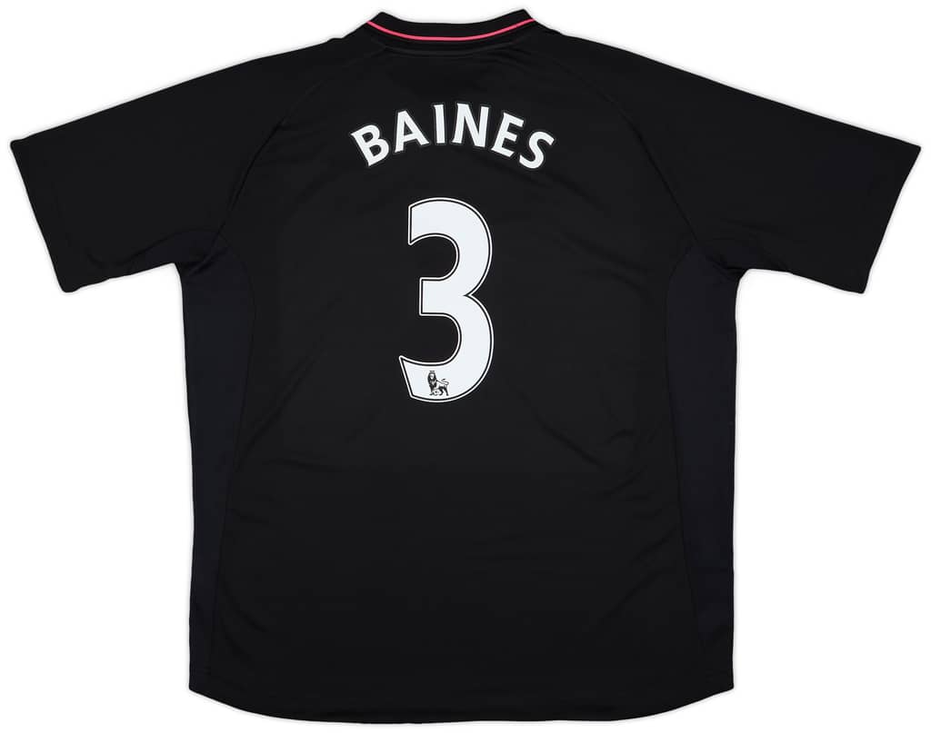 2009-10 Everton Away Shirt Baines #3 - 8/10 - (XL)