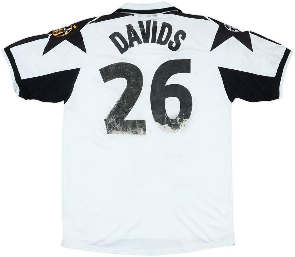 1998-99 Juventus Champions League Away Shirt Davids #26 (XL)
