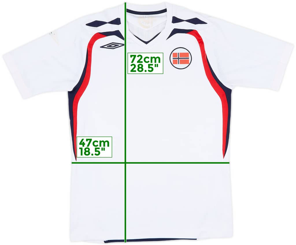 2007-08 Norway Away Shirt - 6/10 - (S)