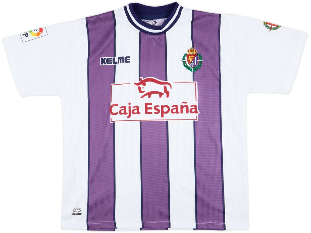 1999-00 Real Valladolid Home Shirt - 9/10 - (M)