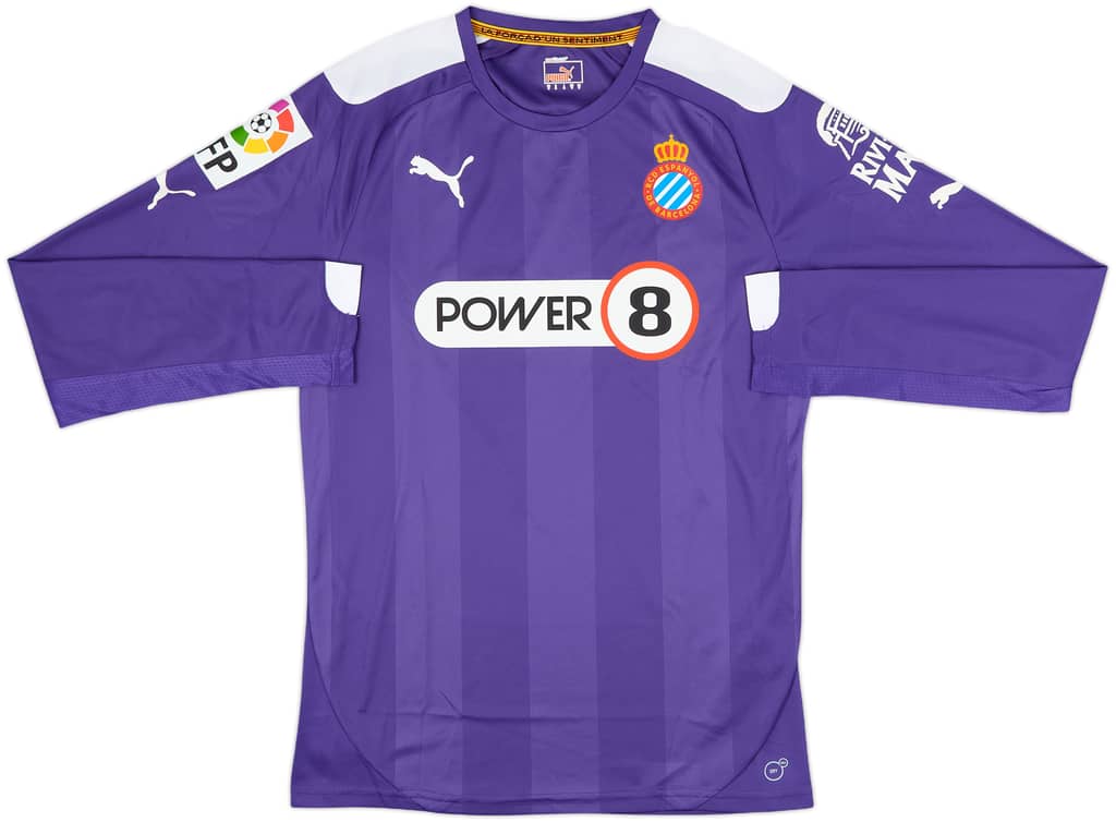 2014-15 Espanyol Player Issue Away L/S Shirt - 8/10 - (M)