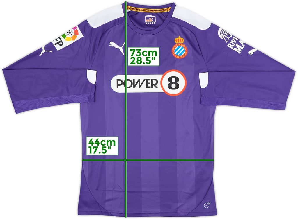 2014-15 Espanyol Player Issue Away L/S Shirt - 8/10 - (M)