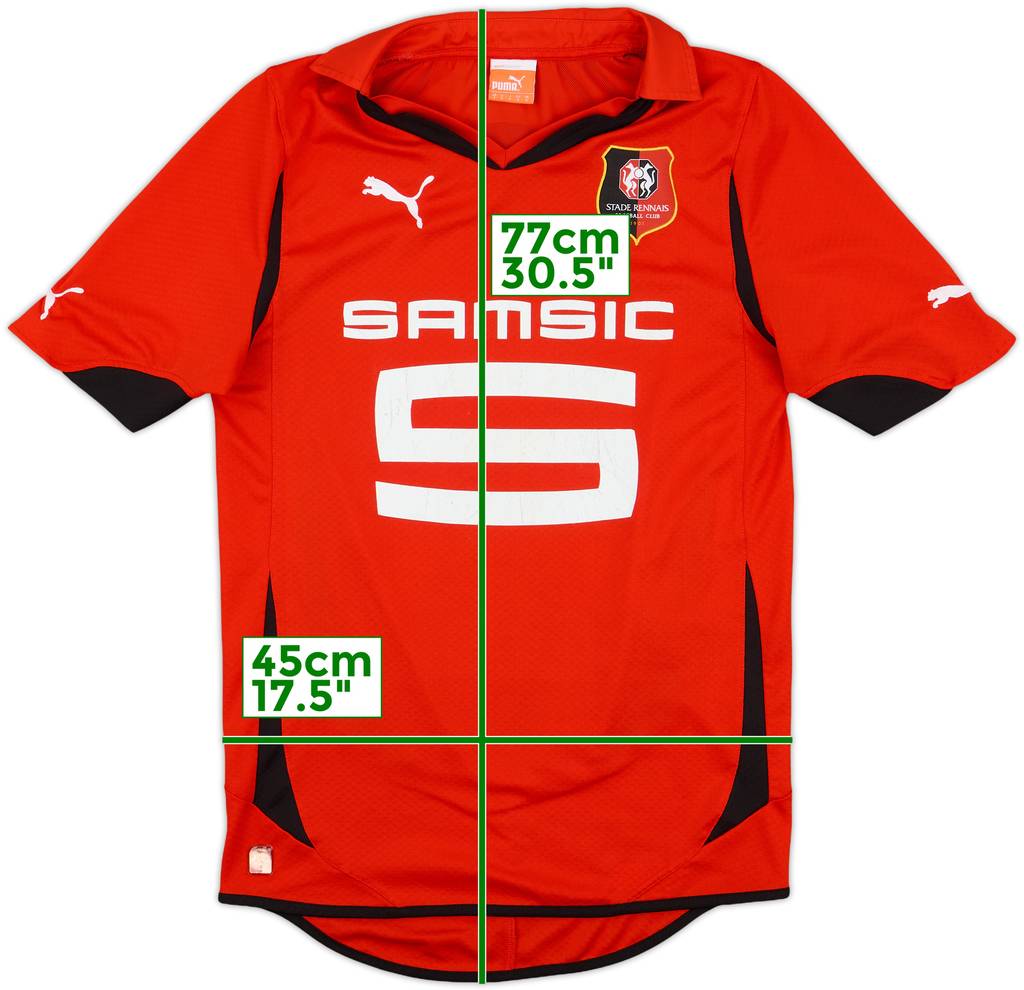 2010-11 Stade Rennais Home Shirt - 6/10 - (S)