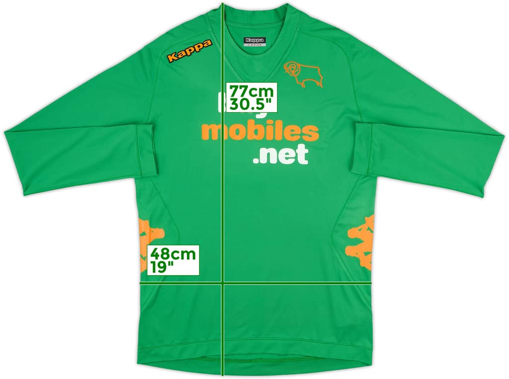 2012-13 Derby County GK Shirt - 8/10 - (L)