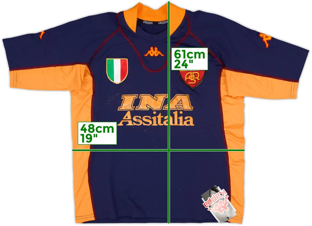 2001-02 Roma Third Shirt (L)