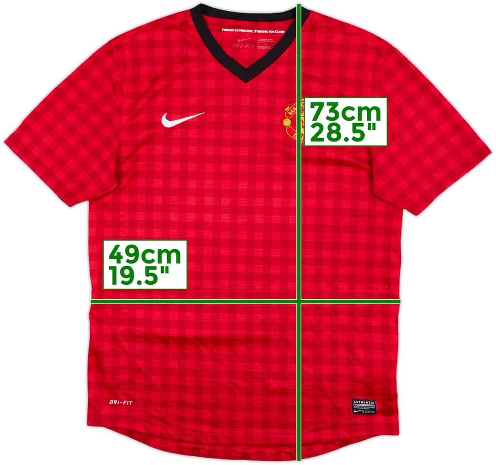 2012-13 Manchester United Home Shirt - 4/10 - (M)