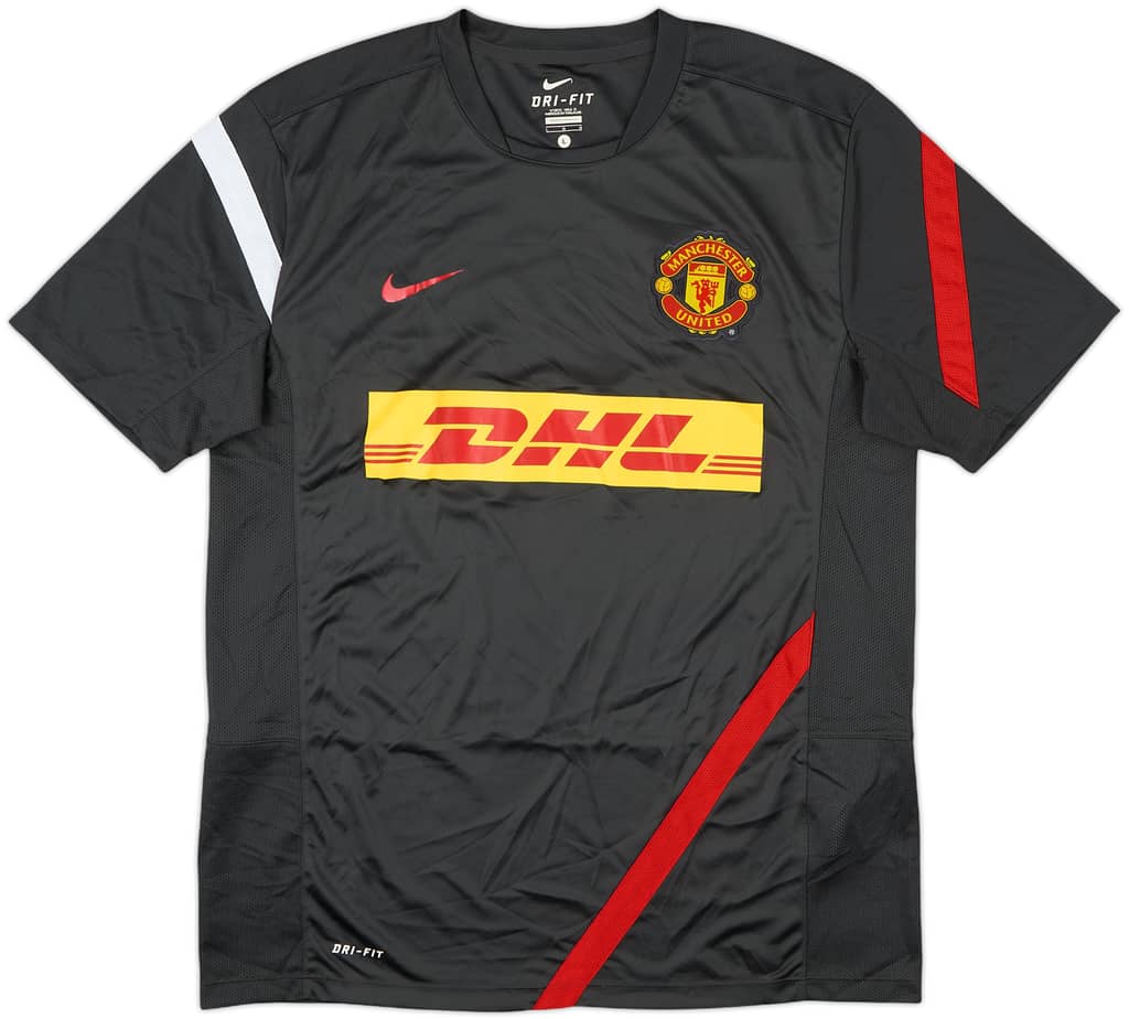 2012-13 Manchester United Nike Training Shirt - 9/10 - (L)