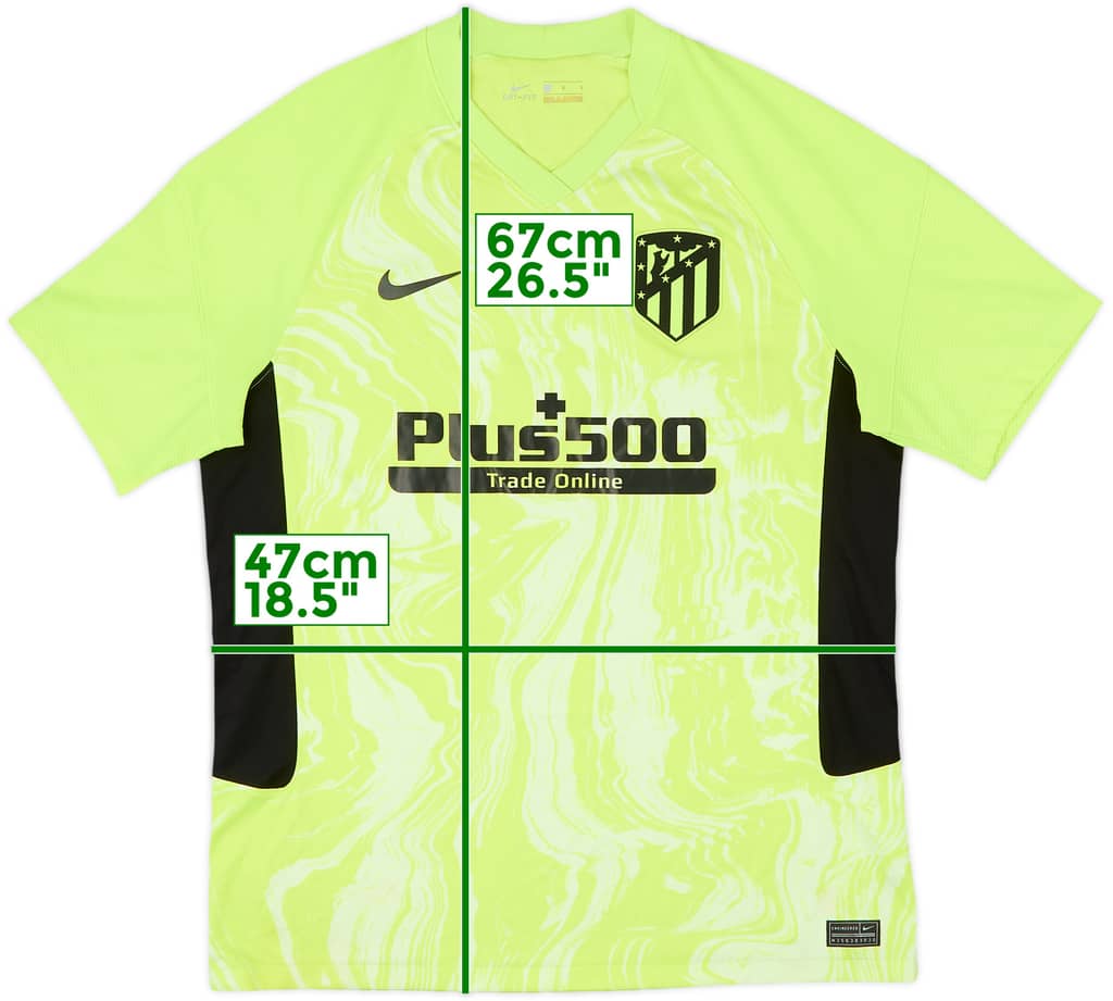 2020-21 Atletico Madrid Third Shirt - 9/10 - (L)