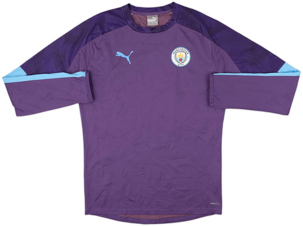 2019-20 Manchester City Puma Windbreaker Training Top - 9/10 - (S)