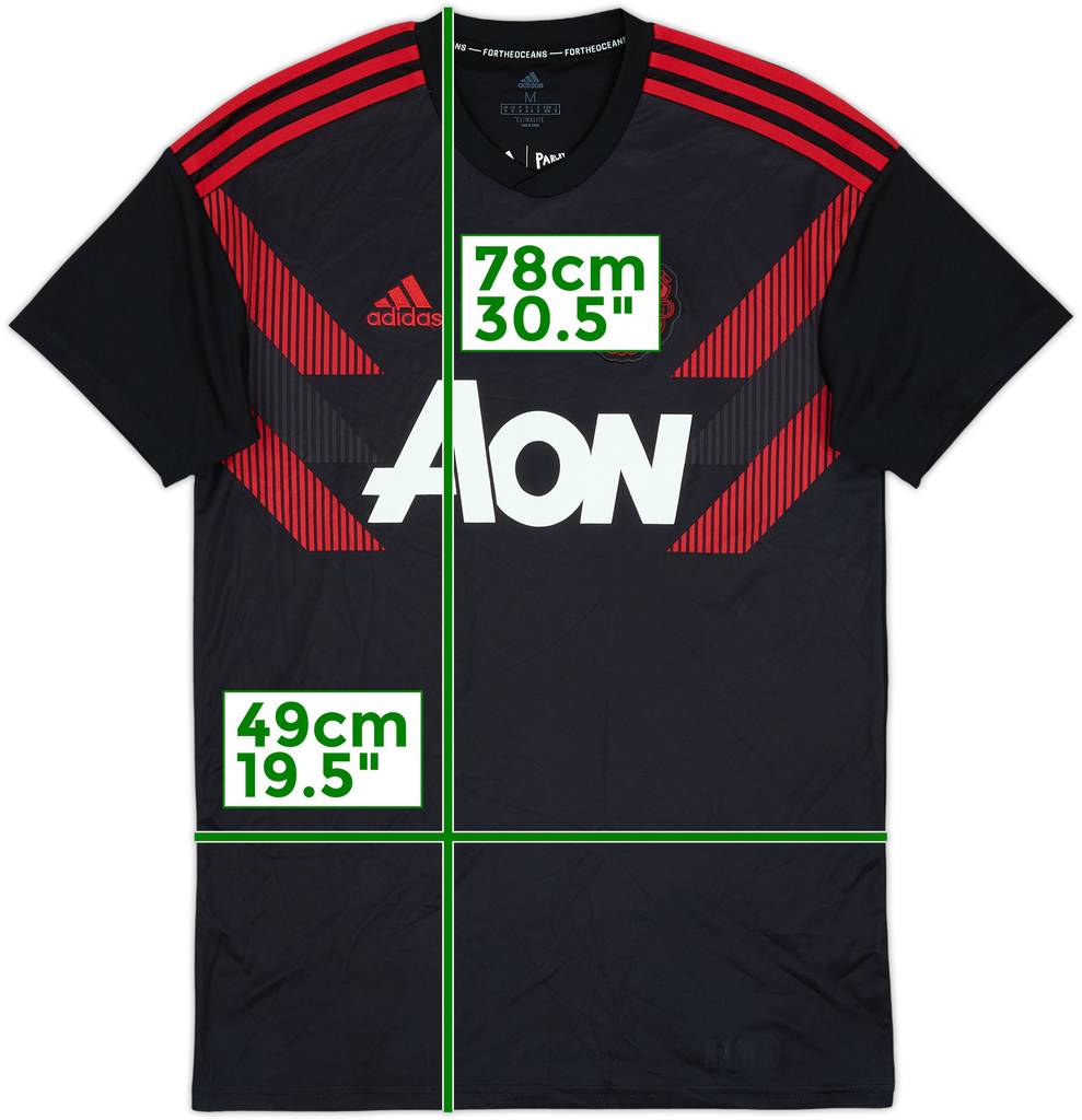 2018-19 Manchester United adidas Training Shirt - 9/10 - (M)