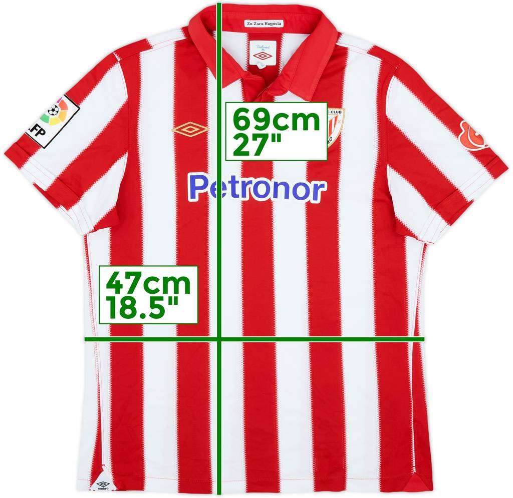 2010-11 Athletic Bilbao Home Shirt - 8/10 - (XL.Boys)