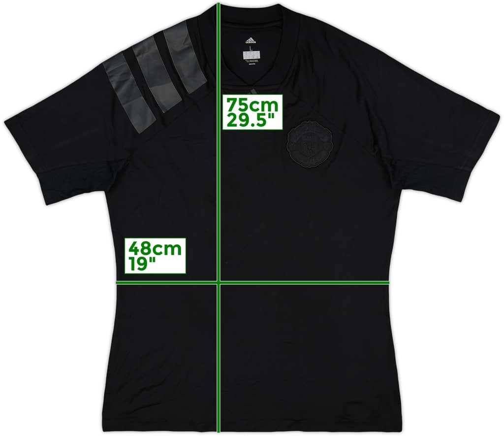 2017-18 Manchester United adidas Training Shirt - 10/10 - (L)