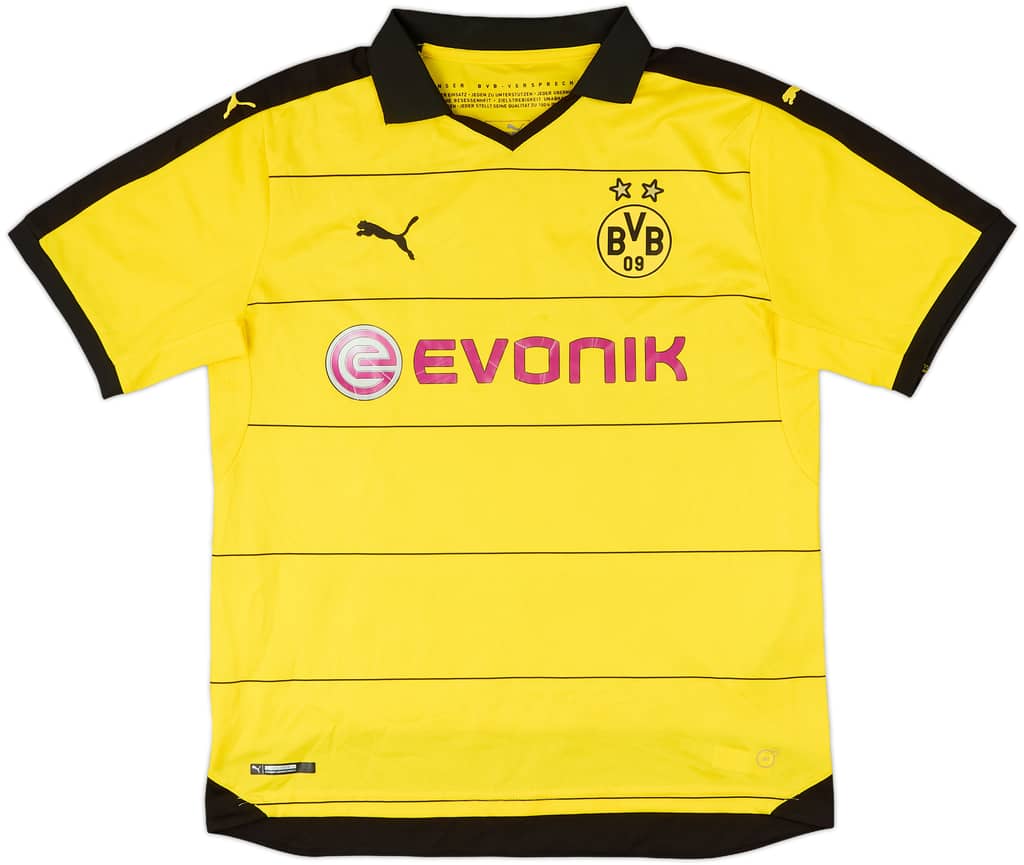 2015-16 Borussia Dortmund Home Shirt Sokratis #25 - 6/10 - (XL)