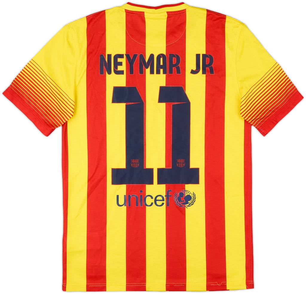 2013-15 Barcelona Away Shirt Neymar Jr #11 - 8/10 - (S)