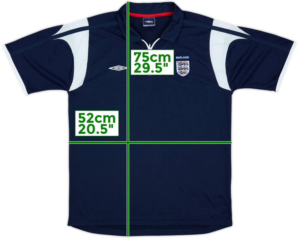 2005-06 England Umbro 1/4 Zip Training Shirt - 9/10 - (M)