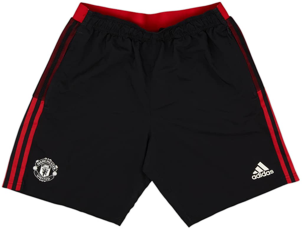 2021-22 Manchester United adidas Training Shorts - 9/10 - (M)