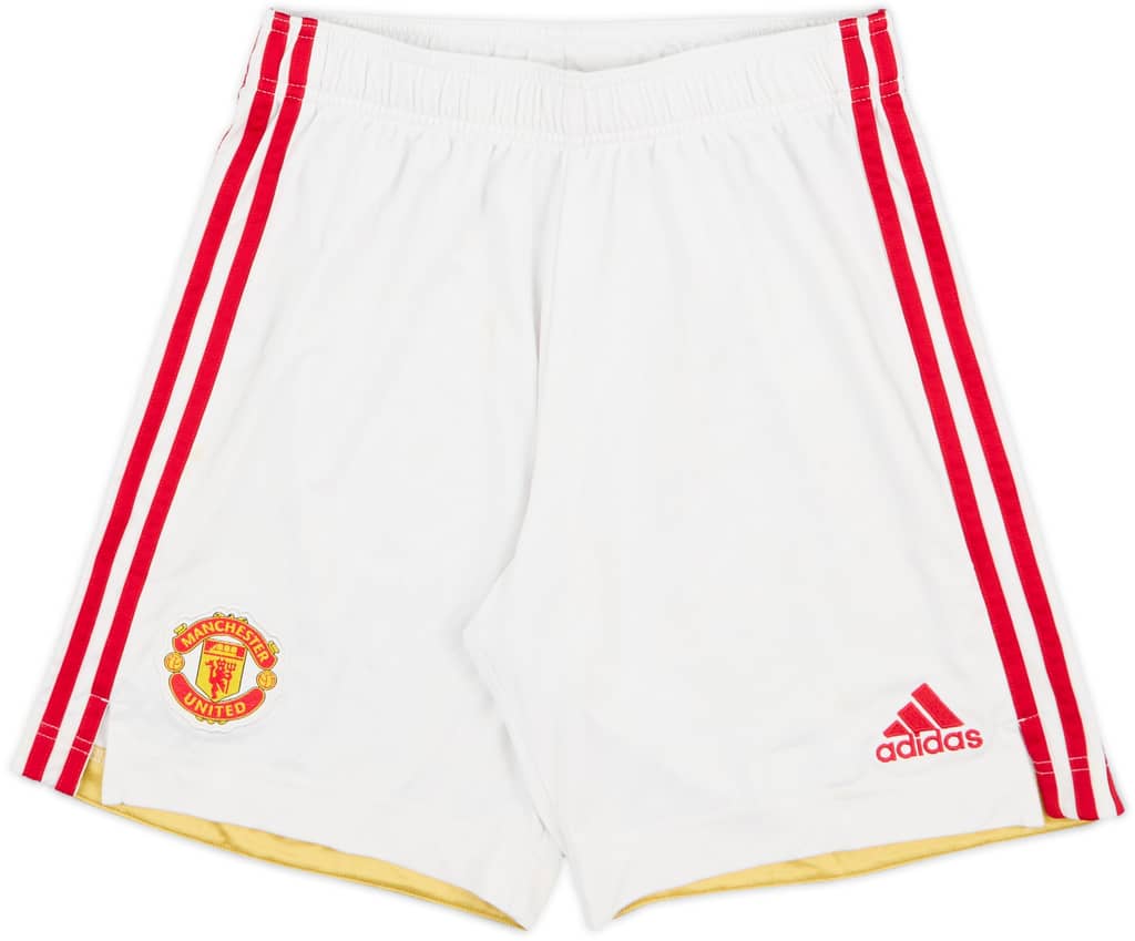 2021-22 Manchester United Home Shorts - 6/10 - (S)