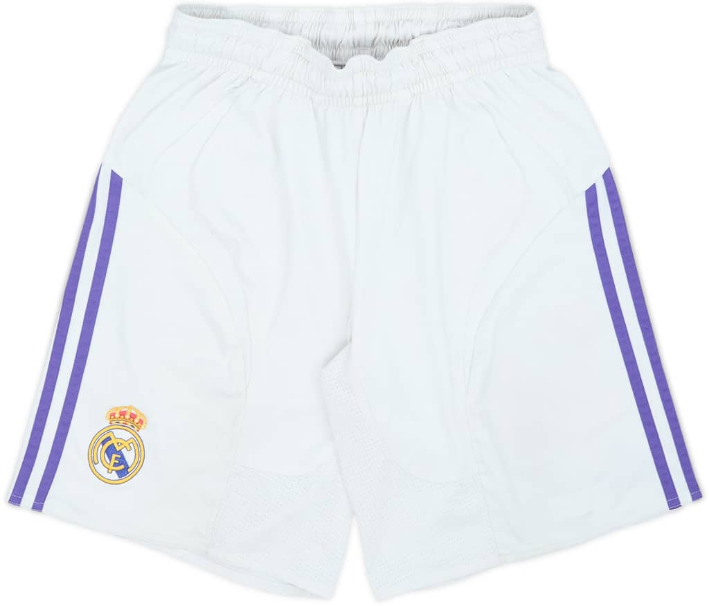 2007-08 Real Madrid Home Shorts - 5/10 - (S)