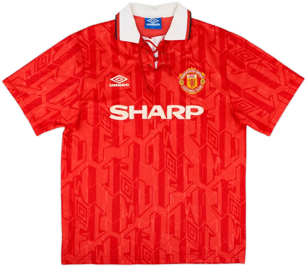 1992-94 Manchester United Home Shirt - 3/10 - (L)