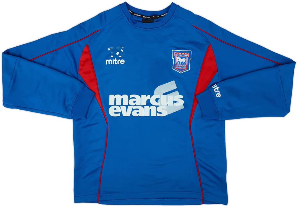 2013-14 Ipswich Player Issue Mitre Sweat Top #16 - 5/10 - (M)