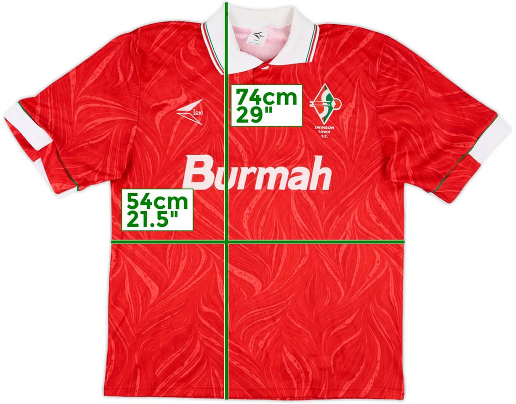 1994-95 Swindon Town Home Shirt - 8/10 - (M/L)