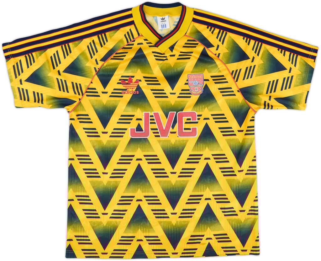 1991-93 Arsenal Away Shirt - 9/10 - (M/L)