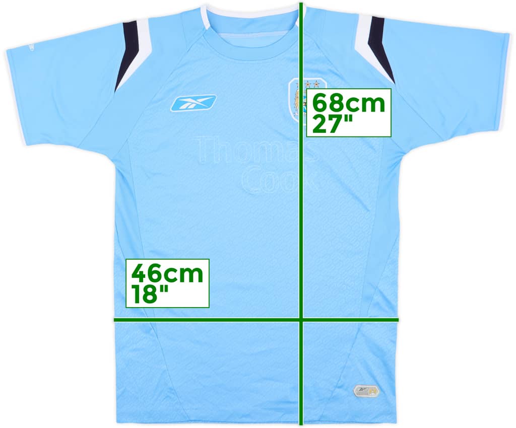 2004-05 Manchester City Home Shirt - 3/10 - (XS)