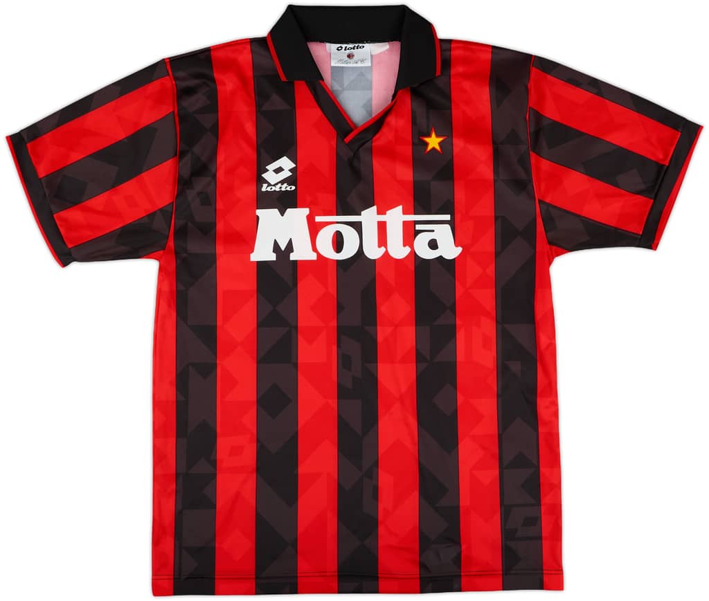 1993-94 AC Milan Home Shirt - 8/10 - (M)