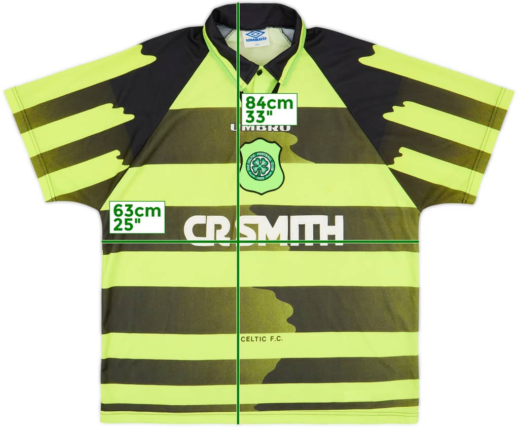 1996-97 Celtic Away Shirt - 8/10 - (XXL)