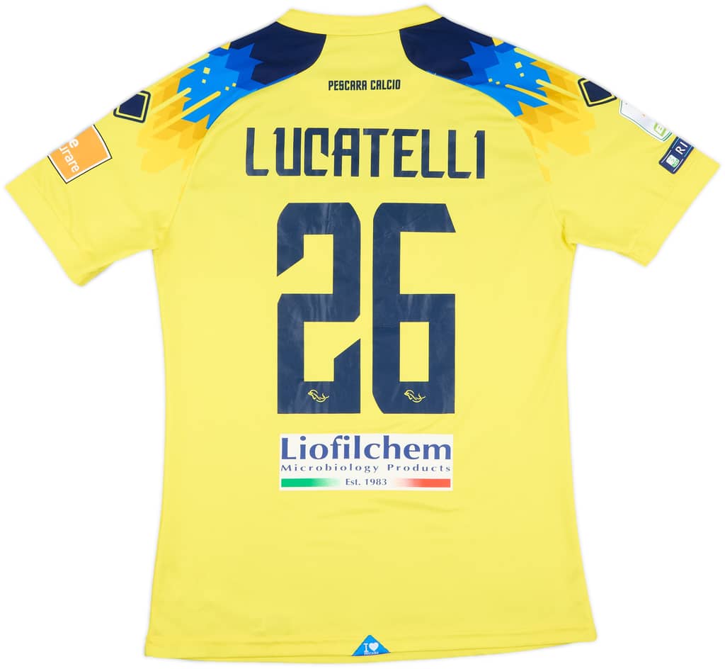 2019-20 Pescara Match Issue Away/GK Shirt Lucatelli #26