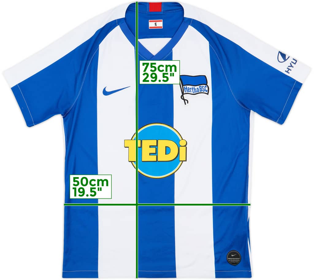 2019-20 Hertha Berlin Home Shirt - 8/10 - (M)