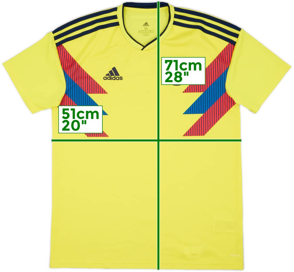 2018-19 Colombia Home Shirt - 7/10 - (M)