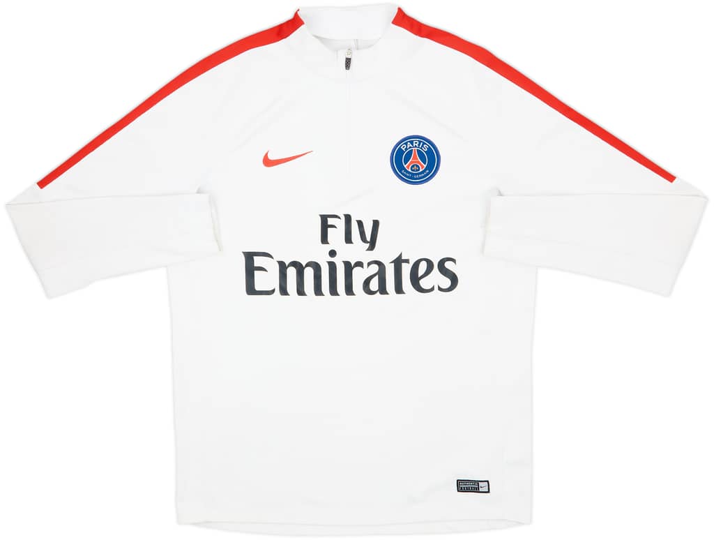 2016-17 Paris Saint-Germain Nike 1/4 Zip Track Jacket - 5/10 - (M)