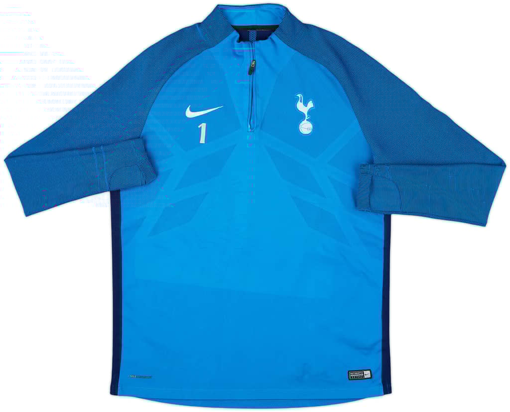 2017-18 Tottenham Nike Player Issue 1/4 Zip Drill Top #1 (Lloris) - 4/10 - (L)