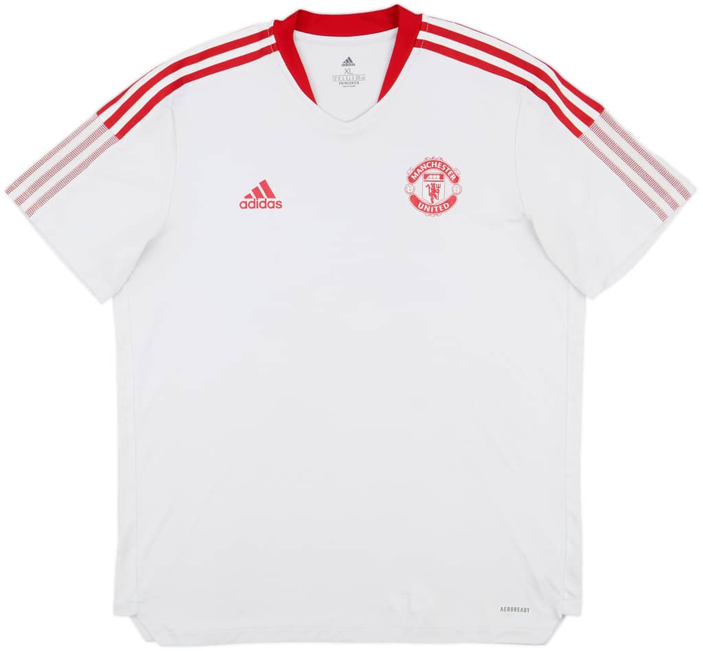 2021-22 Manchester United adidas Training Shirt - 6/10 - (XL)