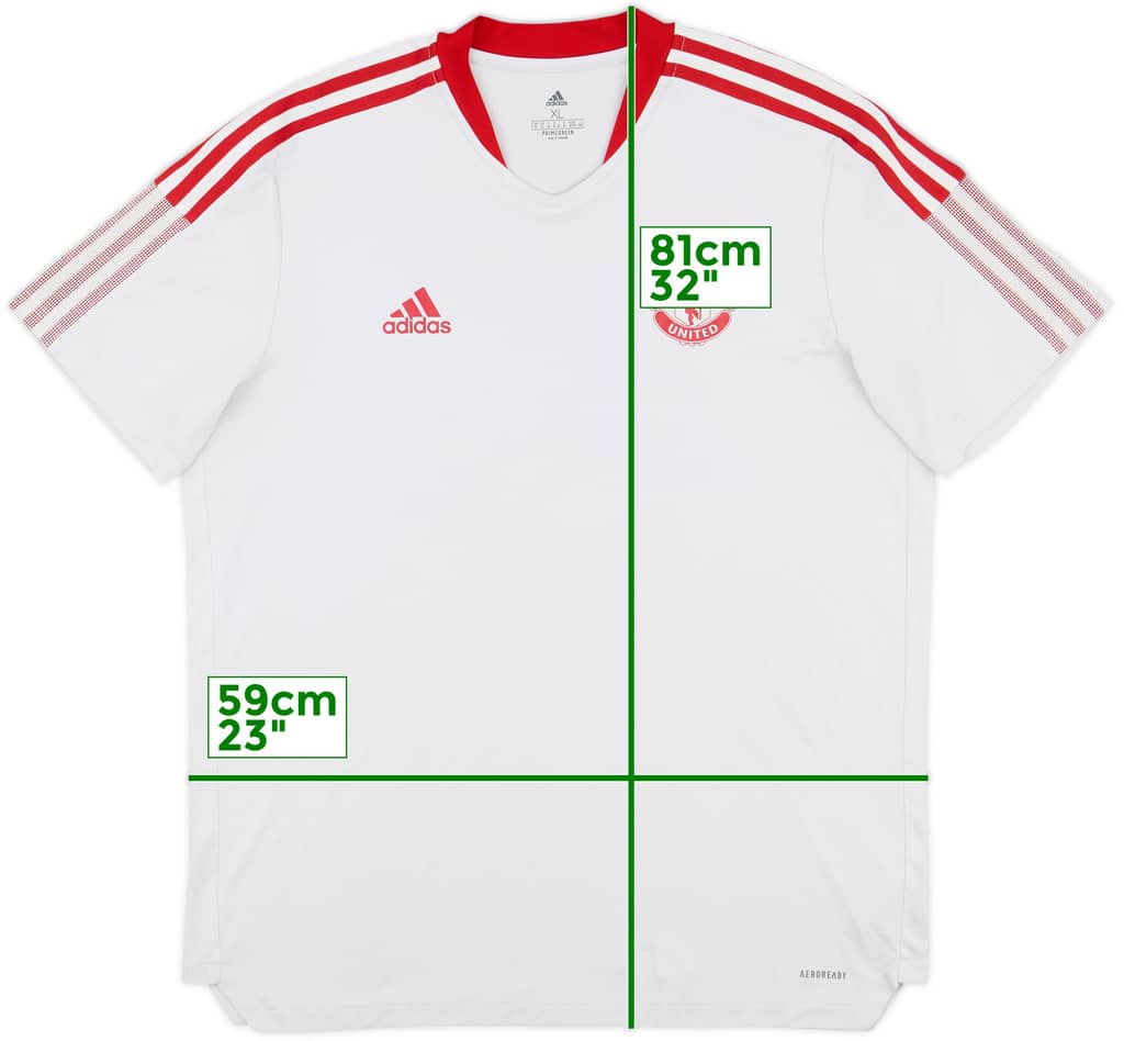 2021-22 Manchester United adidas Training Shirt - 6/10 - (XL)