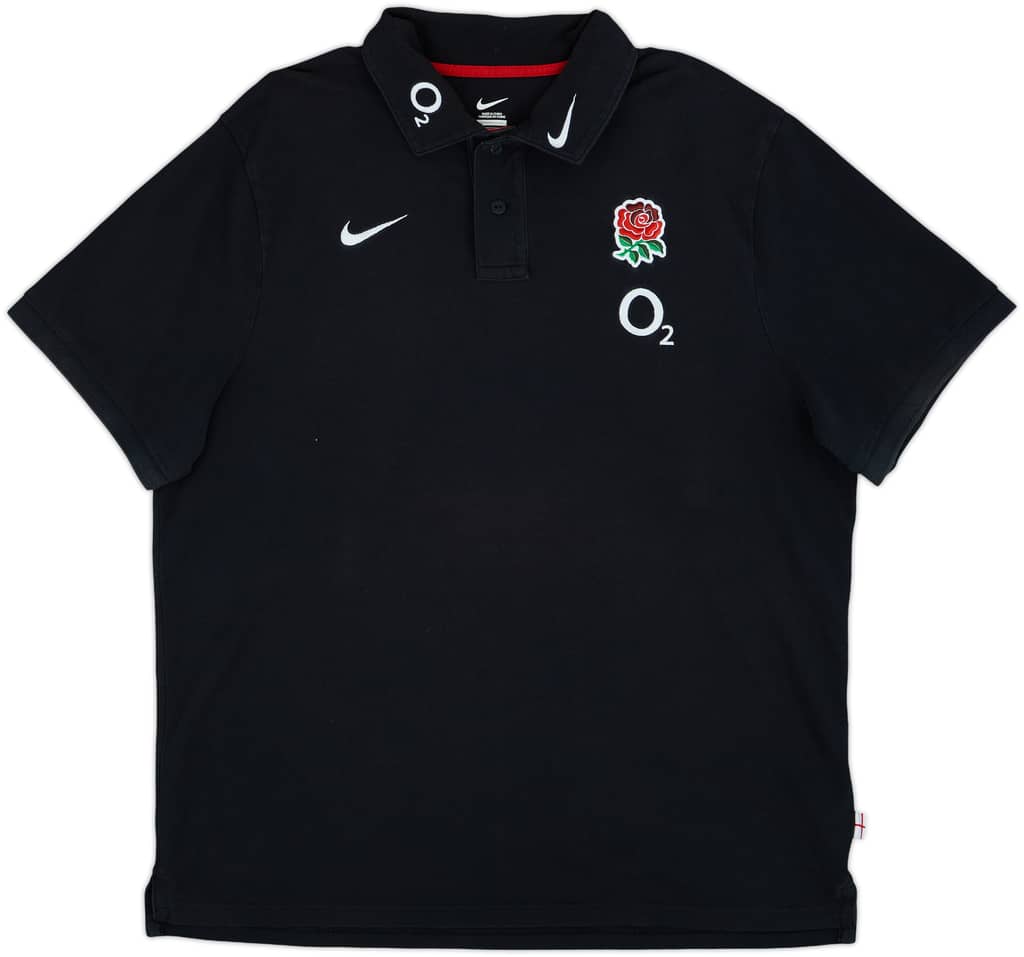 2010-11 England Rugby Polo Shirt - 9/10 - (XXL)
