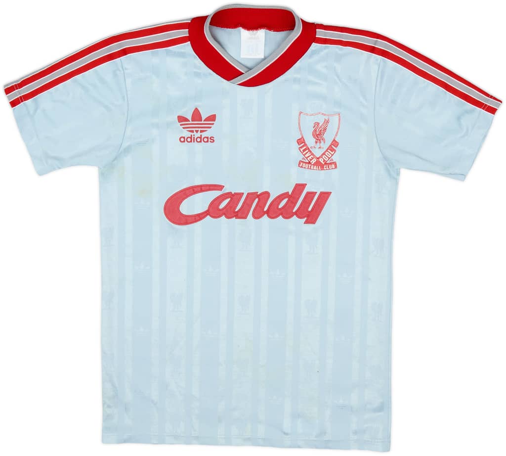 1987-88 Liverpool Away Shirt - 6/10 - (Y)