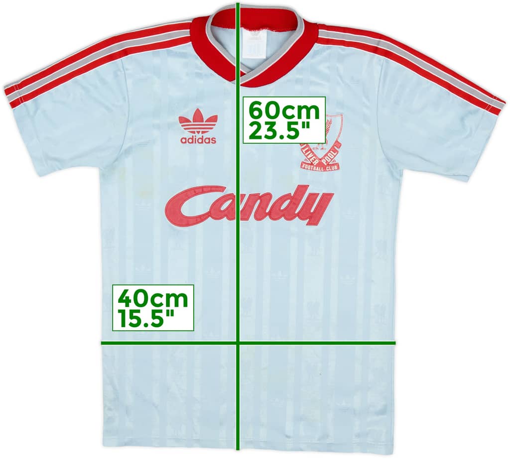 1987-88 Liverpool Away Shirt - 6/10 - (Y)