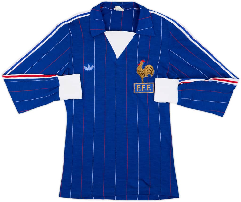 1980-82 France Home L/S Shirt - 8/10 - (S)