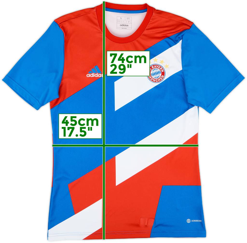 2022-23 Bayern Munich adidas Training Shirt - 8/10 - (S)