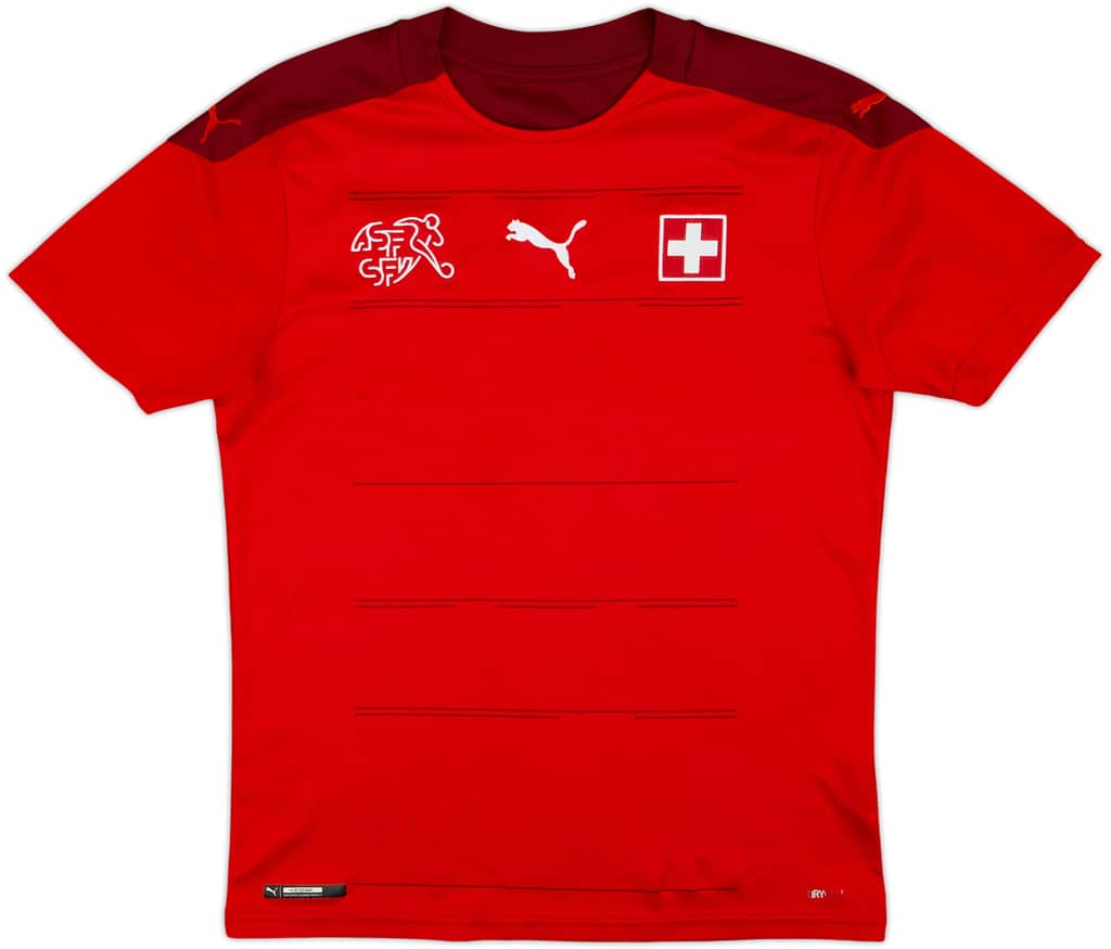 2020-21 Switzerland Home Shirt - 8/10 - (S)