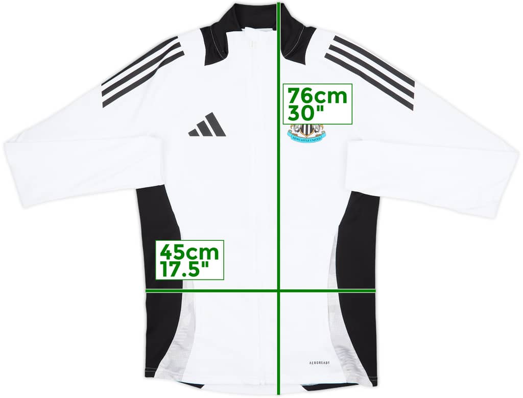 2024-25 Newcastle adidas Track Jacket - 8/10 - (S)