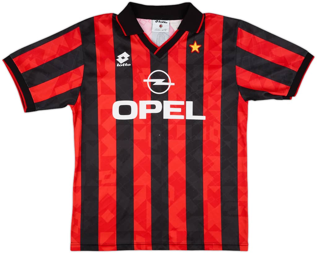 1993-94 AC Milan Home Shirt - 8/10 - (L)