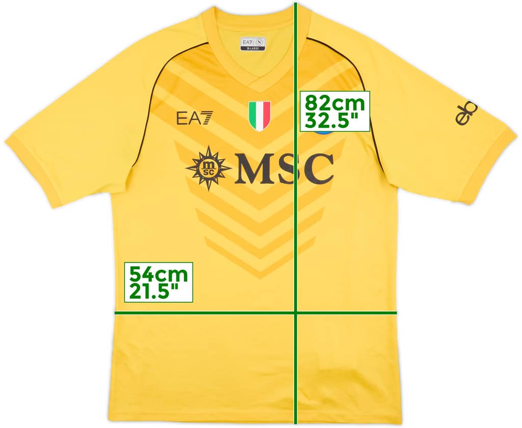 2023-24 Napoli GK Shirt - 9/10 - (3XL)