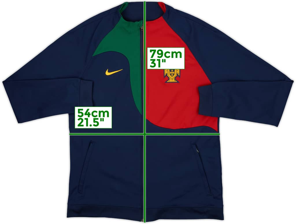 2022-24 Portugal Nike Track Jacket - 9/10 - (L)