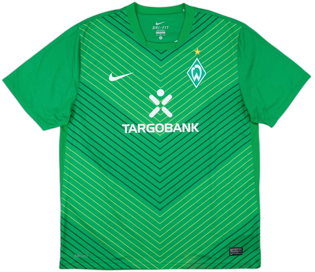 2011-12 Werder Bremen Home Shirt - 10/10 - (XL)